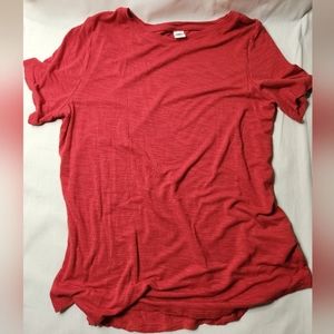 Old Navy Luxe Size Small Womens Red Top